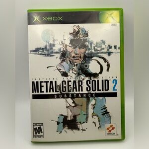 Metal Gear Solid 2: Substance - White/Blue Xbox Game Tested Y2K Video Game